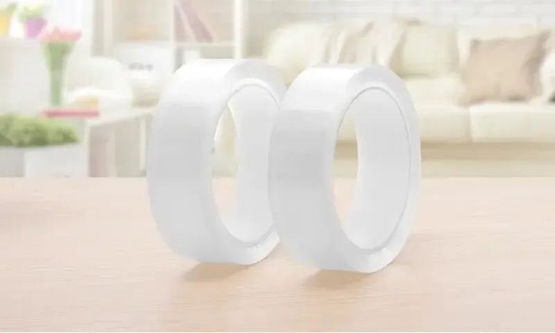 3M Nano Tape Double Sided Tape Transparent Reusable Waterproof Adhesive Tapes Cleanable Kitchen Bathroom Supplies Tapes