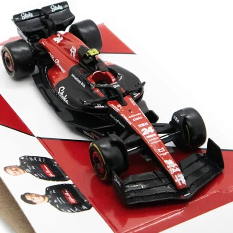 Bburago 1:43 Aston Martin AMR23 Mercedes W14 Red Bull RB19 Miami GP Ferrari SF23 Alpine A523 F1 Model Formula Car Static Racing