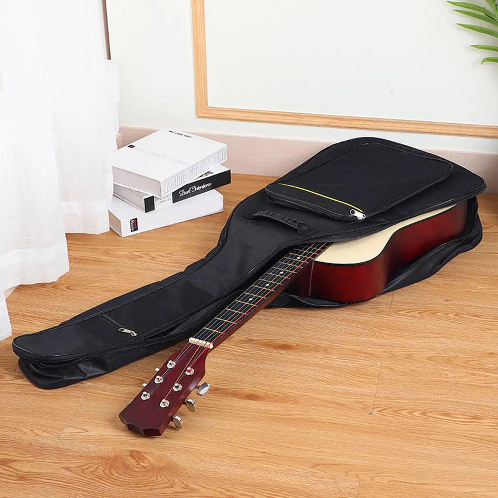 41Inch Guitar Bag Backpack Waterproof Bags Rip-stop Oxford Nylon Double Strap Padded Black Guitar Case Gig Bas Guitars Backpacks