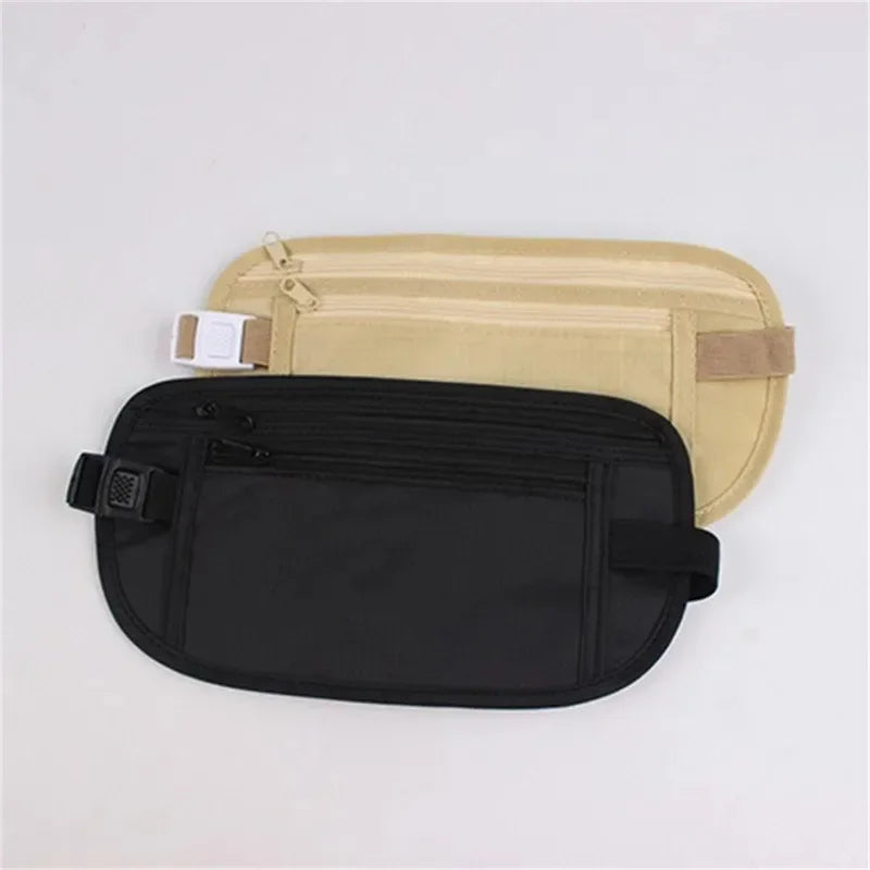 1pcWaterproof Anti-theft Invisible Running Waist Bag Multi-functional Ultra-thin Travel Cell Phone Bag For Men Women Cycling Bag