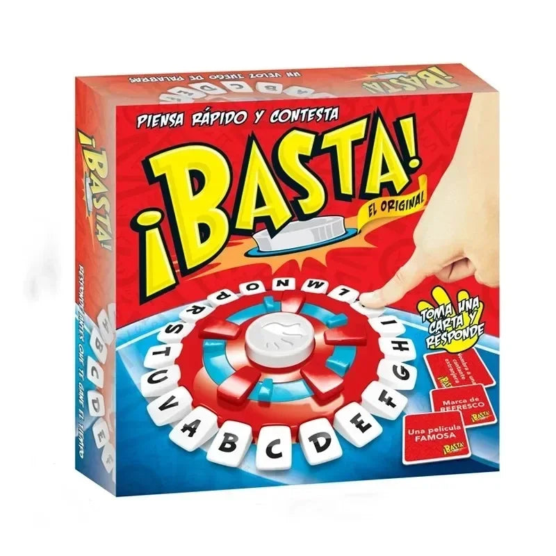 Brinquedos de mesa educativos para crianças, inglês, espanhol, brinquedo interativo, plataforma giratória, jogo para família