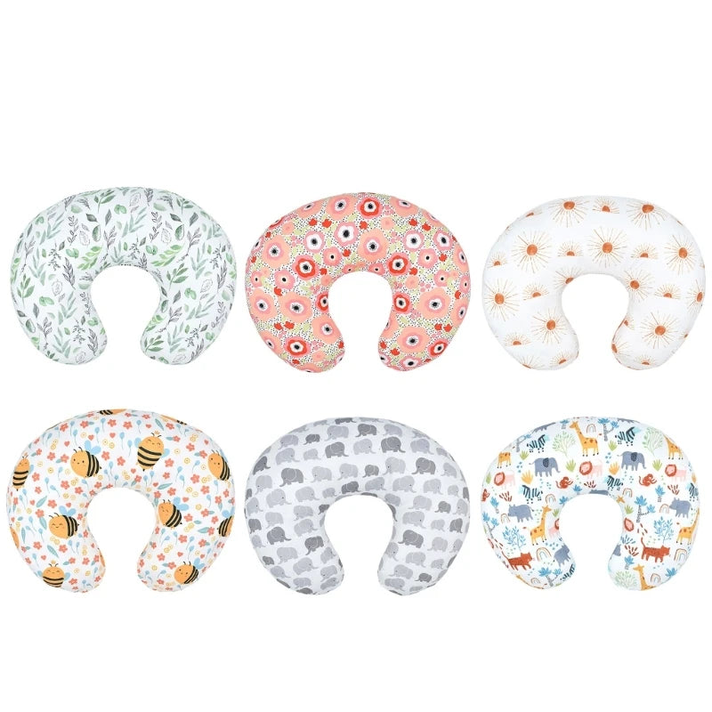 Baby Nursing Pillow Cover Detachable Nursing Pillow Sleeve Mom Breastfeeding Cushion Case Pillow Slipcover Breathable D5QA