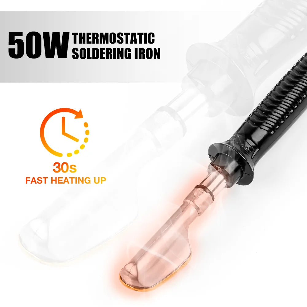 50W/100W Car Bumper Repair Soldering Iron, Adjustable Temperature Welding Rework Station, Soldering Iron Tip Repair Ironing Tool