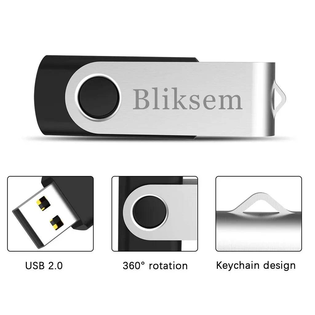 Bliksem Pendrive 64GB Memory Stick for PC Mobile 64GB 2.0 Metal USB Flash Drive USB Drive 64GB USB Stick