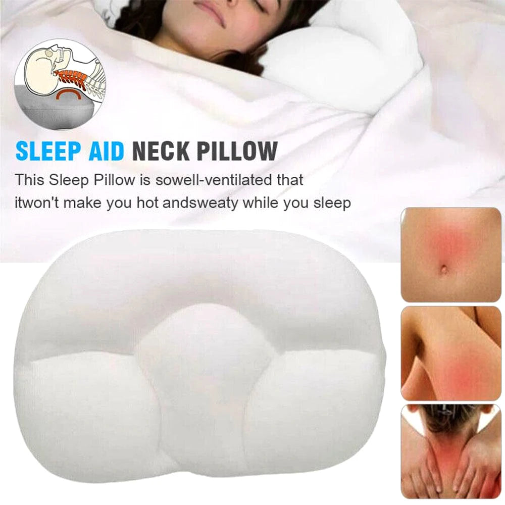 1Pcs All-round Sleep Pillow, Soft Bed Pillow Nursing Pillow 3D Ergonomic Sleeping Egg Shaped Ergonomic Pillows