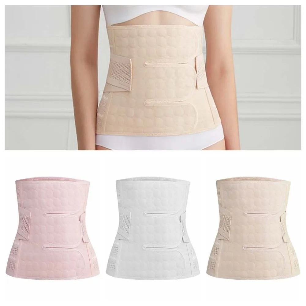 3 Stickers Tummy Control Shapewear Mesh Postpartum Solid Abdominal Belt Sacroiliac Shapewear Waist Trainer Shapewear Pregnant