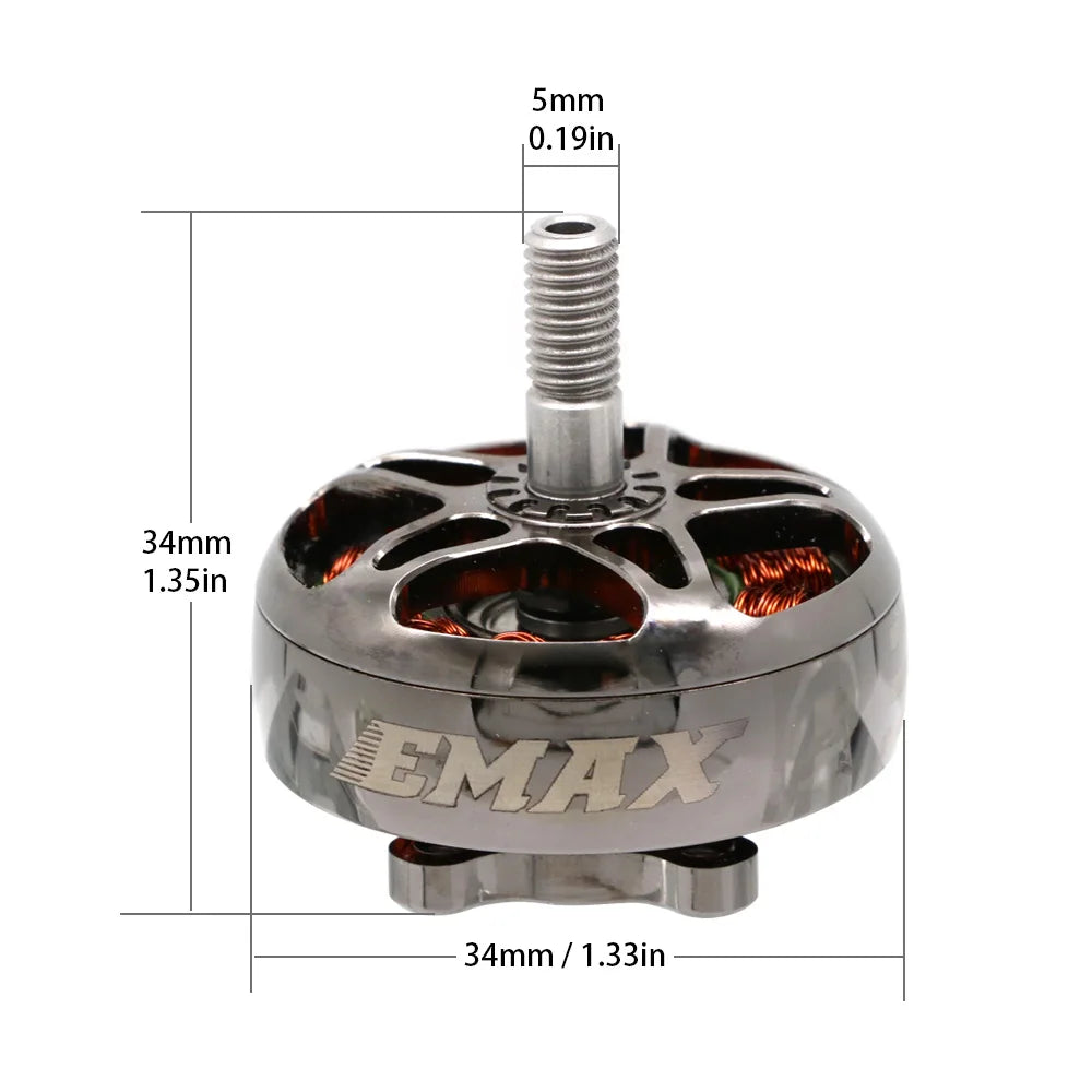 4pcs/lot EMAX ECOII Series eco ii 2807 6S 1300KV Brushless Motor For 7'' FPV Racing RC Drone Diy parts