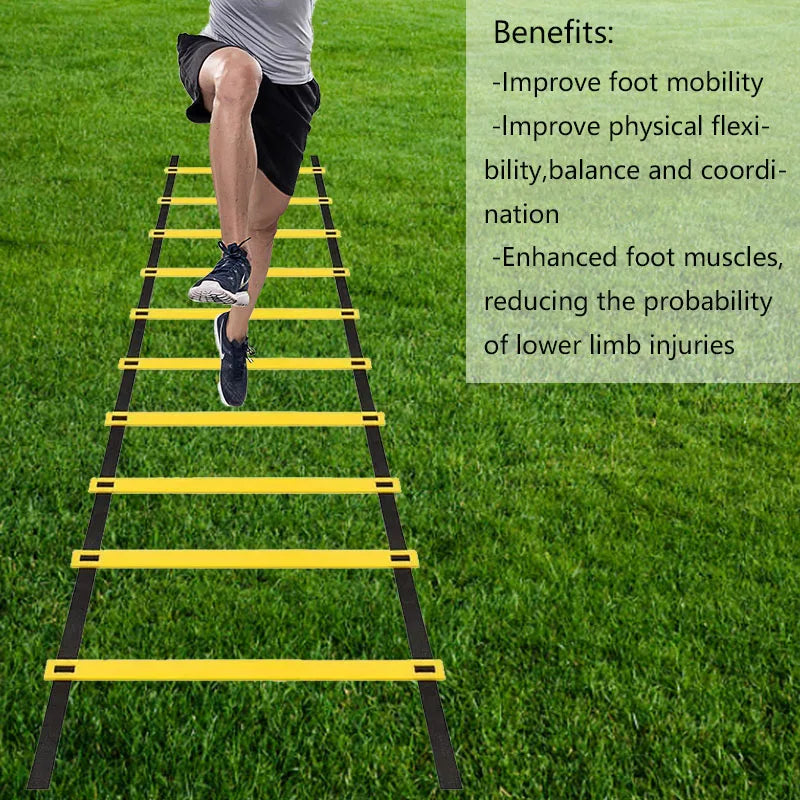 3 M 4 M 6 M Adjustable Agility Ladder Nylon Strap Jumping Ladder Fitness Football Training Equipment